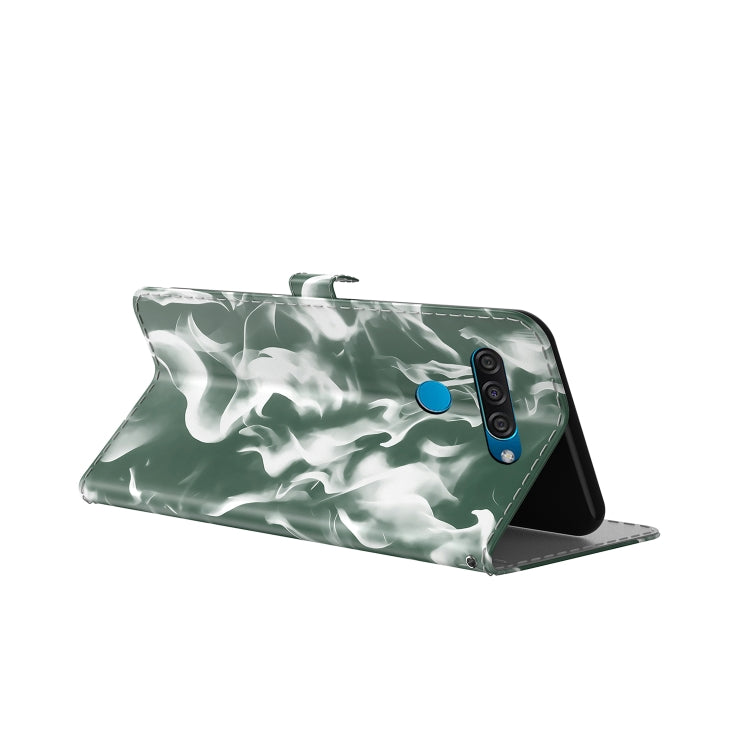 For LG K50 / Q60 Cloud Fog Pattern Horizontal Flip Leather Case with Holder & Card Slot & Wallet