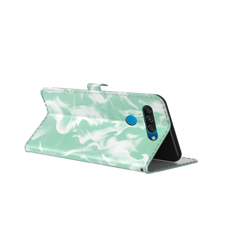 For LG K50 / Q60 Cloud Fog Pattern Horizontal Flip Leather Case with Holder & Card Slot & Wallet