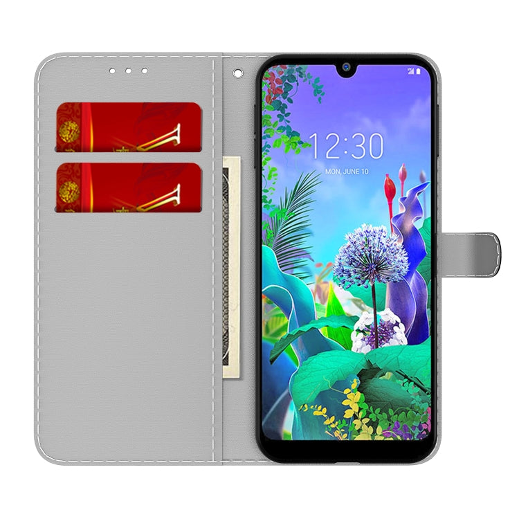 For LG K50 / Q60 Cloud Fog Pattern Horizontal Flip Leather Case with Holder & Card Slot & Wallet