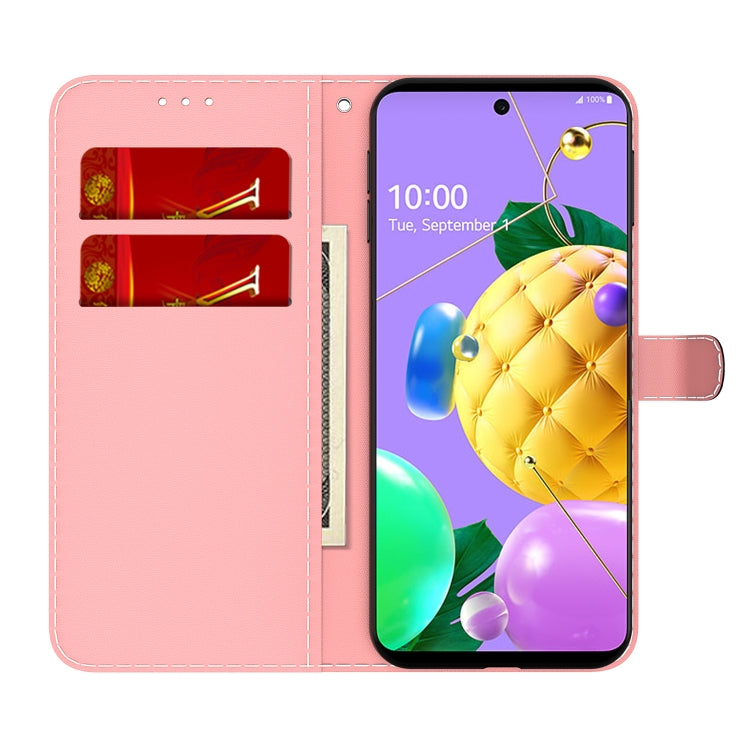 For LG K52 / K62 / Q52 Cloud Fog Pattern Horizontal Flip Leather Case with Holder & Card Slot & Wallet
