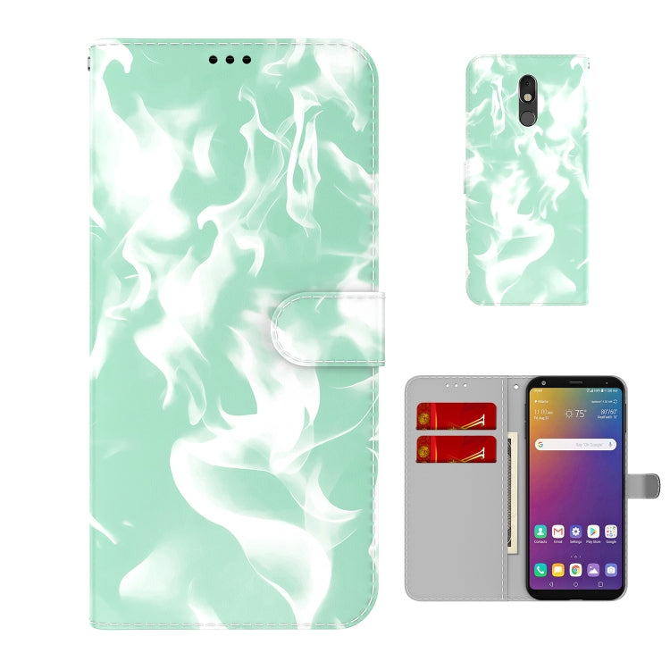 For LG Stylo 5 Cloud Fog Pattern Horizontal Flip Leather Case with Holder & Card Slot & Wallet