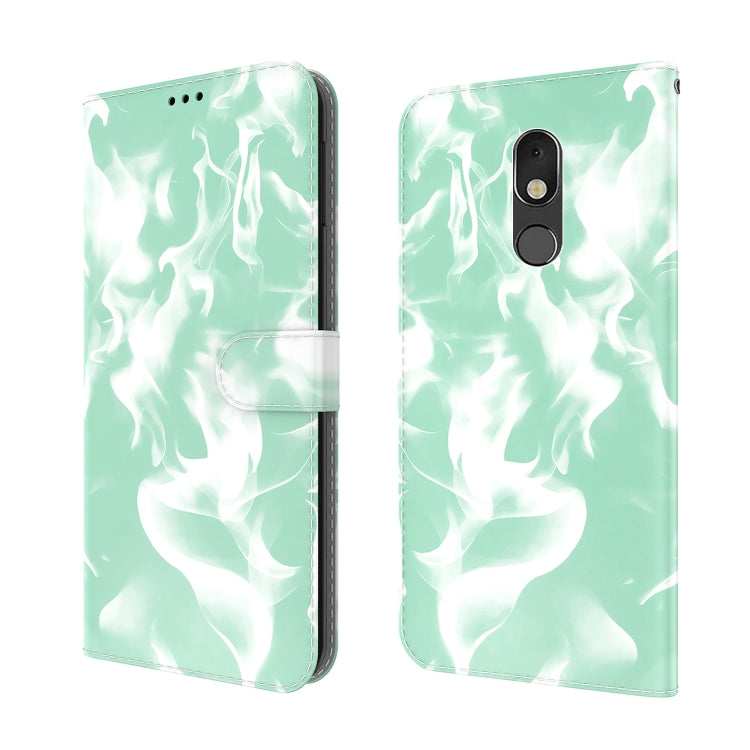 For LG Stylo 5 Cloud Fog Pattern Horizontal Flip Leather Case with Holder & Card Slot & Wallet