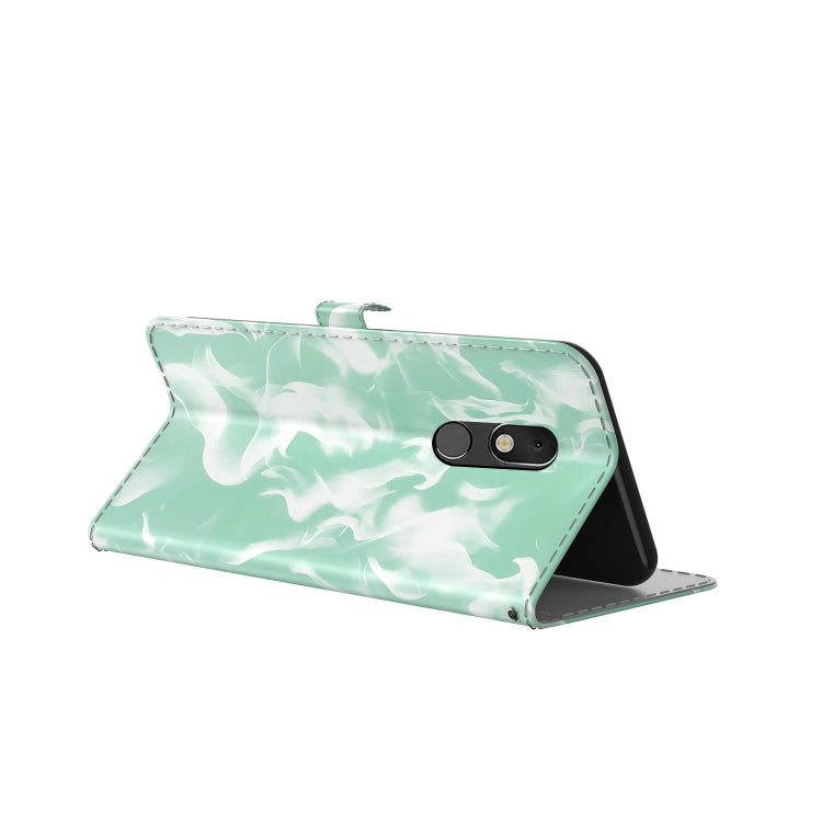 For LG Stylo 5 Cloud Fog Pattern Horizontal Flip Leather Case with Holder & Card Slot & Wallet