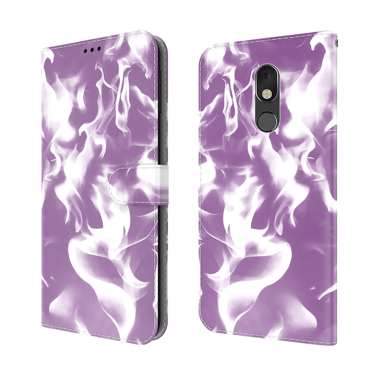 For LG Stylo 5 Cloud Fog Pattern Horizontal Flip Leather Case with Holder & Card Slot & Wallet