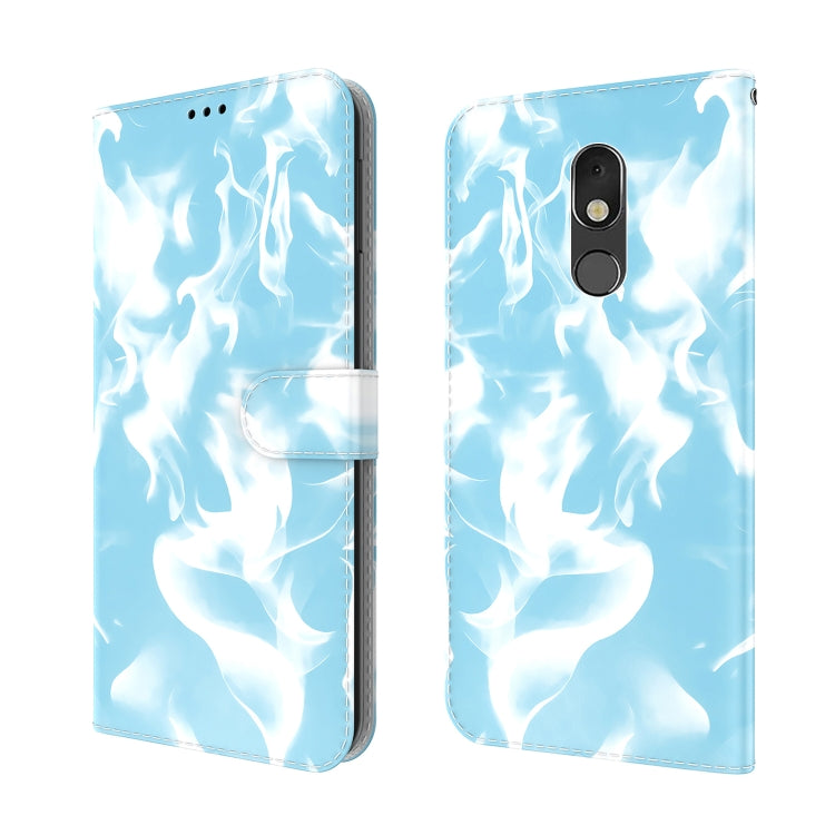 For LG Stylo 5 Cloud Fog Pattern Horizontal Flip Leather Case with Holder & Card Slot & Wallet