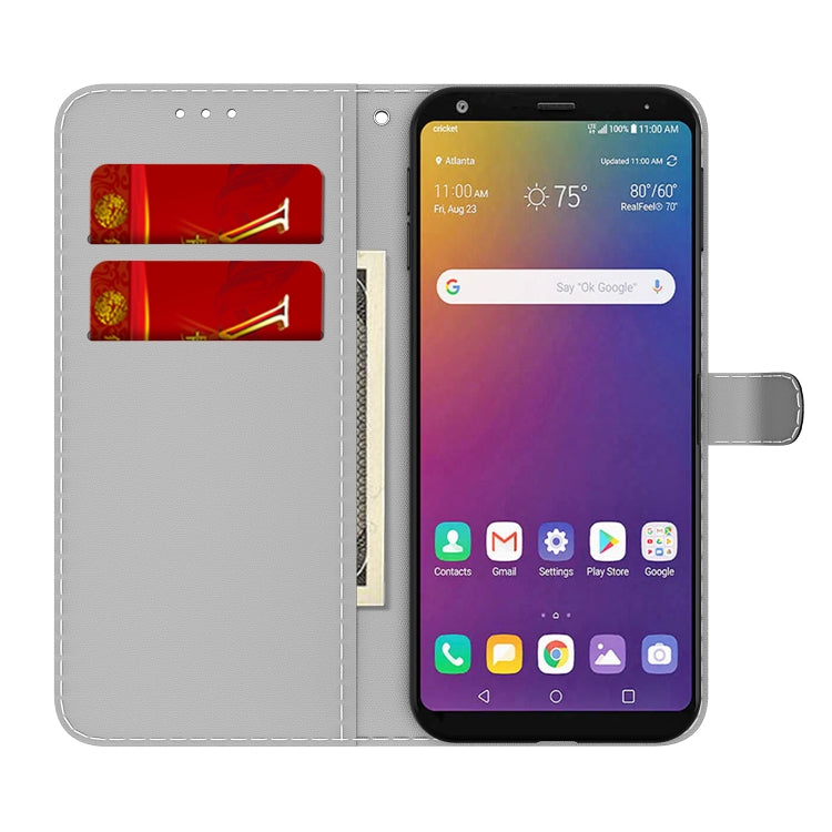 For LG Stylo 5 Cloud Fog Pattern Horizontal Flip Leather Case with Holder & Card Slot & Wallet