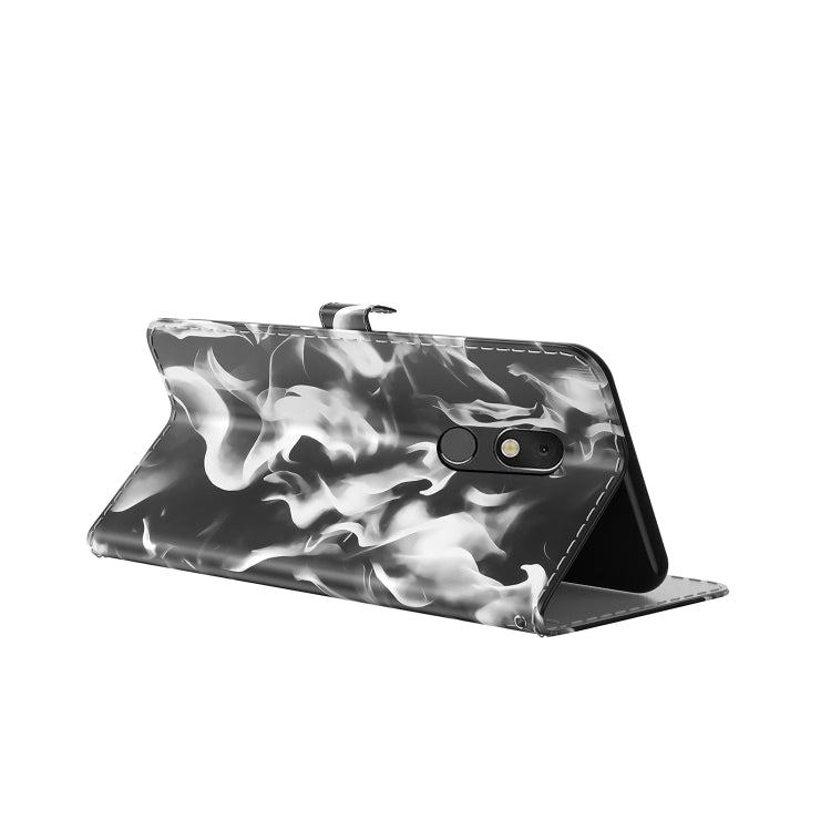 For LG Stylo 5 Cloud Fog Pattern Horizontal Flip Leather Case with Holder & Card Slot & Wallet