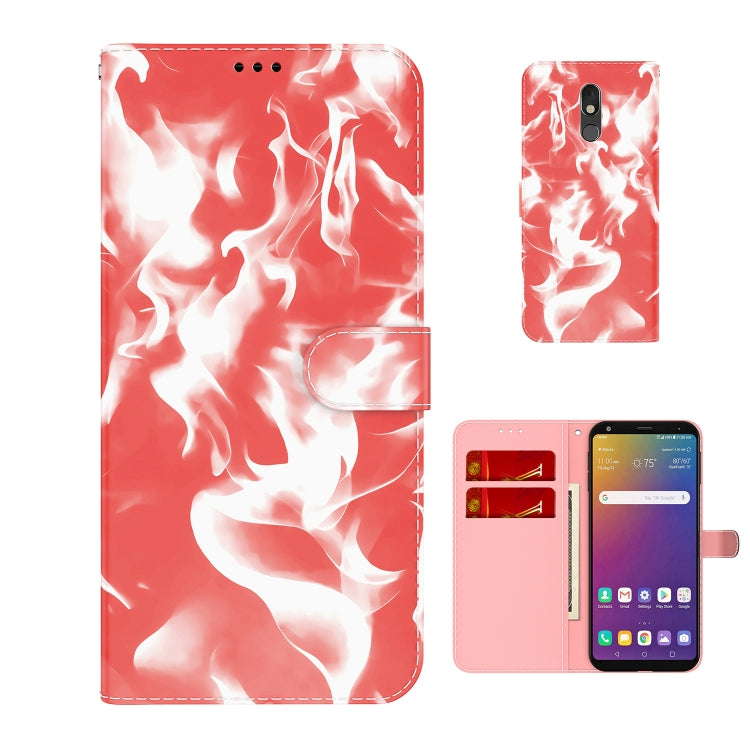 For LG Stylo 5 Cloud Fog Pattern Horizontal Flip Leather Case with Holder & Card Slot & Wallet