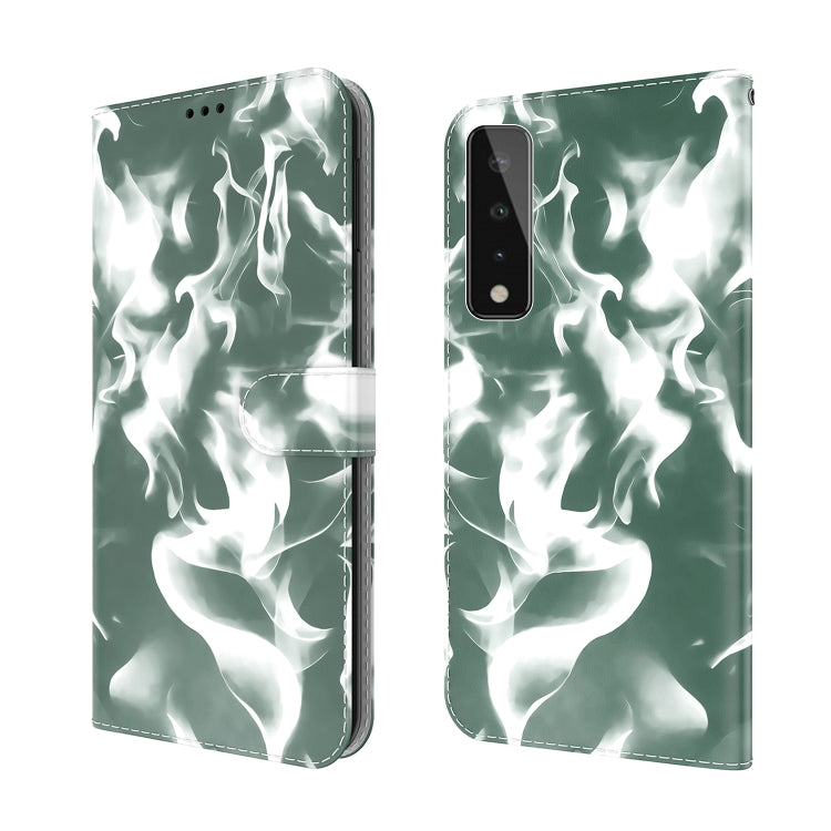 For LG Stylo 7 5G Cloud Fog Pattern Horizontal Flip Leather Case with Holder & Card Slot & Wallet