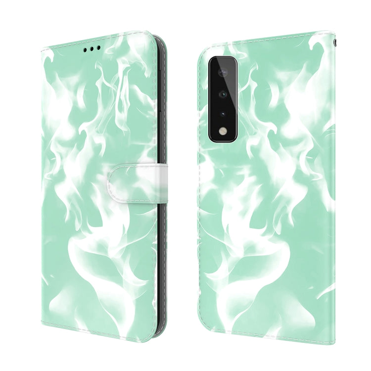 For LG Stylo 7 5G Cloud Fog Pattern Horizontal Flip Leather Case with Holder & Card Slot & Wallet