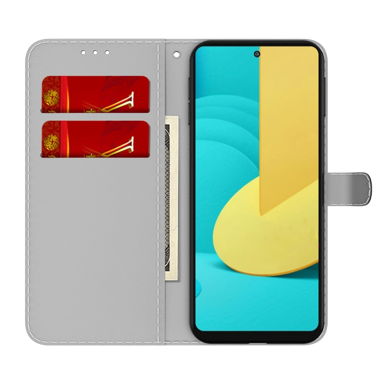 For LG Stylo 7 5G Cloud Fog Pattern Horizontal Flip Leather Case with Holder & Card Slot & Wallet