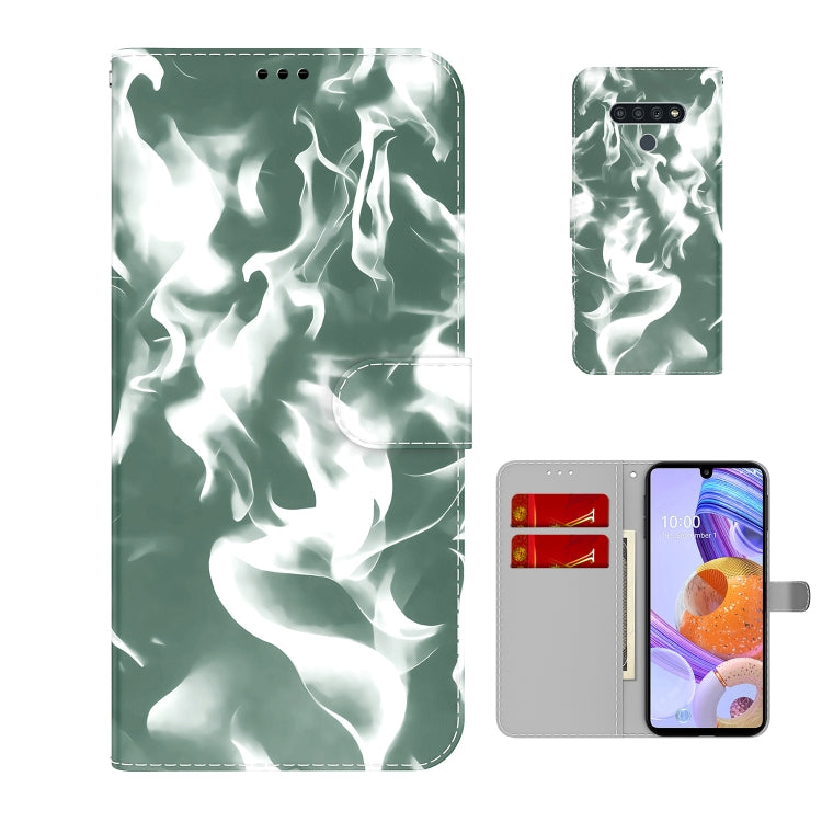For LG Stylo 6 / K71 Cloud Fog Pattern Horizontal Flip Leather Case with Holder & Card Slot & Wallet