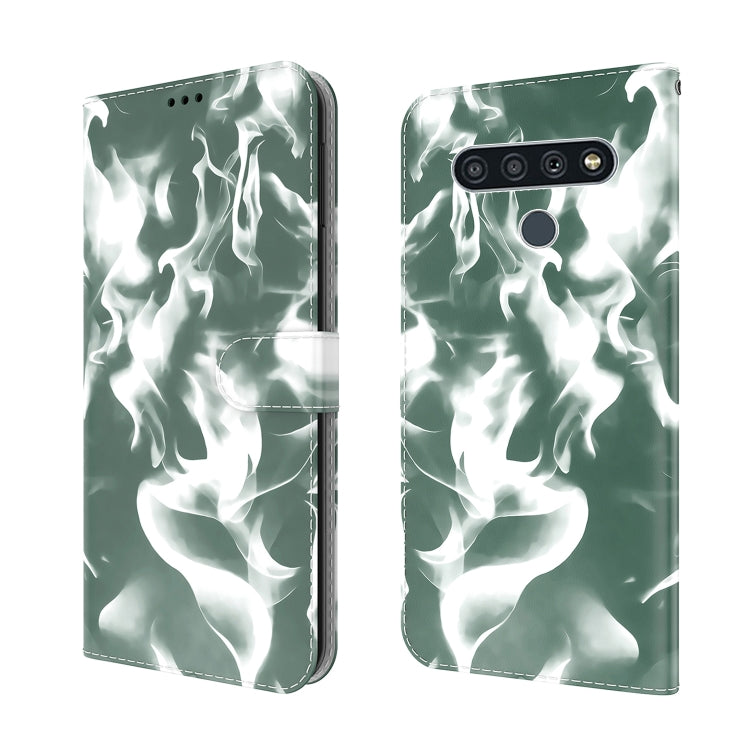 For LG Stylo 6 / K71 Cloud Fog Pattern Horizontal Flip Leather Case with Holder & Card Slot & Wallet
