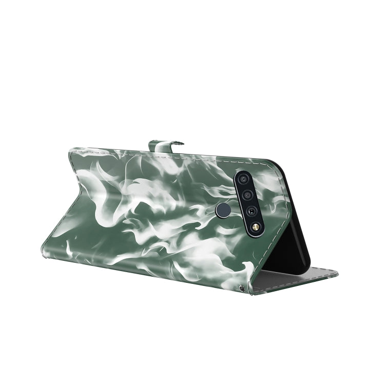 For LG Stylo 6 / K71 Cloud Fog Pattern Horizontal Flip Leather Case with Holder & Card Slot & Wallet