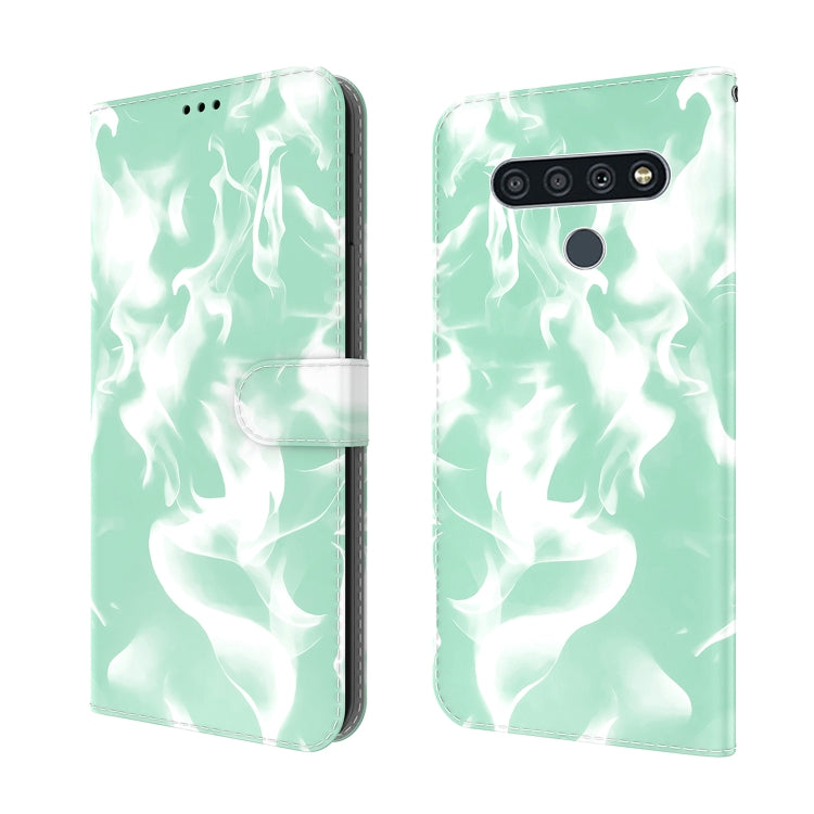 For LG Stylo 6 / K71 Cloud Fog Pattern Horizontal Flip Leather Case with Holder & Card Slot & Wallet