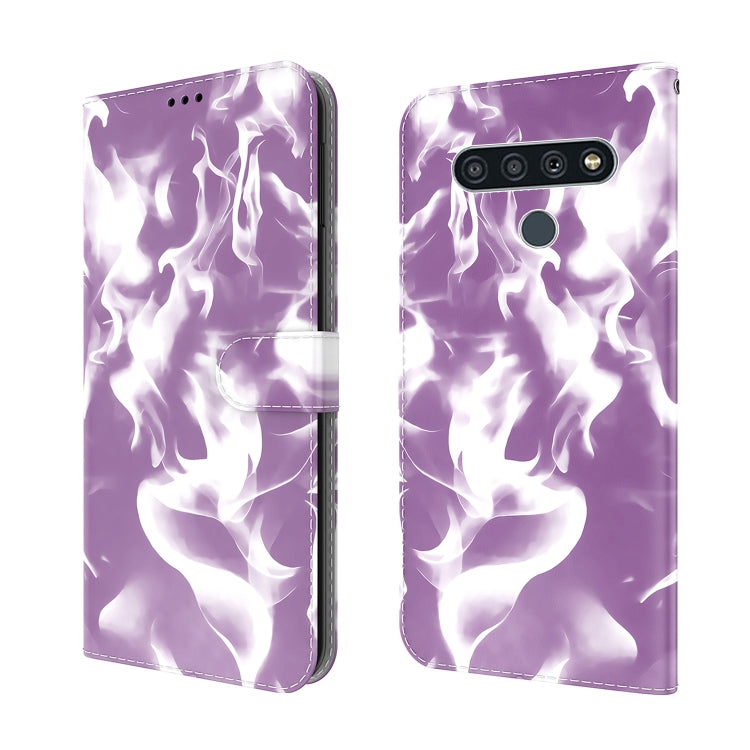 For LG Stylo 6 / K71 Cloud Fog Pattern Horizontal Flip Leather Case with Holder & Card Slot & Wallet