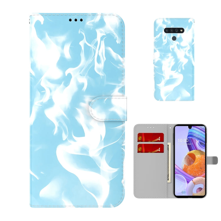 For LG Stylo 6 / K71 Cloud Fog Pattern Horizontal Flip Leather Case with Holder & Card Slot & Wallet