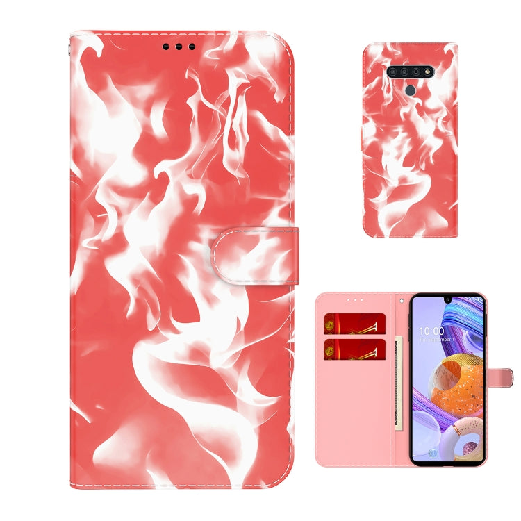 For LG Stylo 6 / K71 Cloud Fog Pattern Horizontal Flip Leather Case with Holder & Card Slot & Wallet