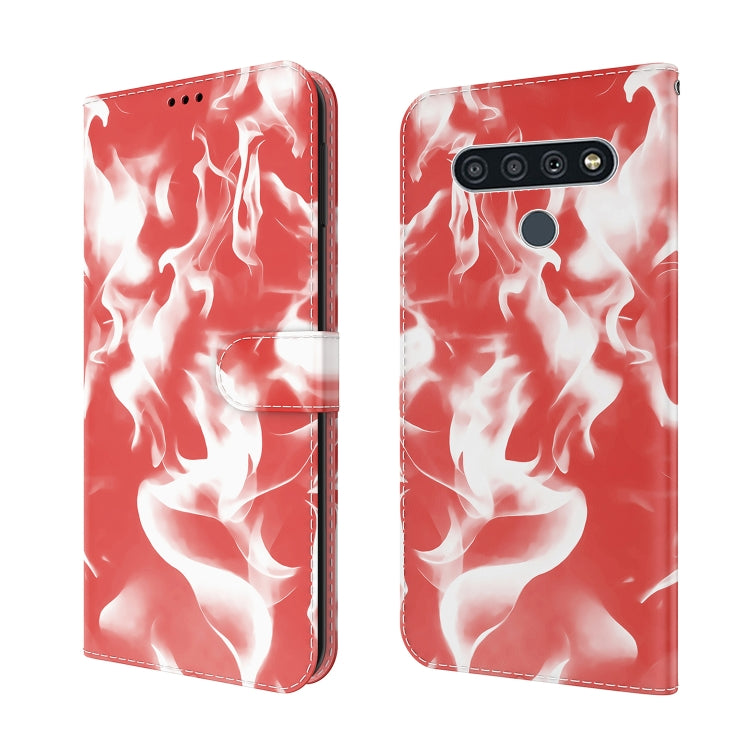 For LG Stylo 6 / K71 Cloud Fog Pattern Horizontal Flip Leather Case with Holder & Card Slot & Wallet