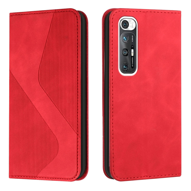 For Xiaomi Mi 10S Skin Feel Magnetic S-type Solid Color Horizontal Flip Leather Case with Holder & Card Slot & Wallet