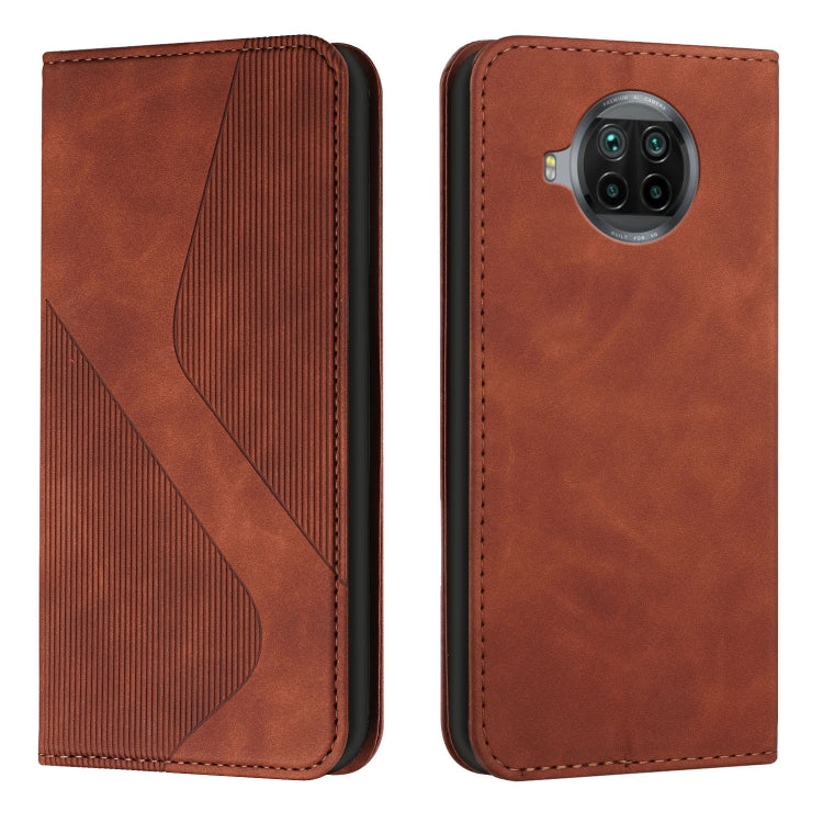 For Xiaomi Mi 10T Lite 5G Skin Feel Magnetic S-type Solid Color Horizontal Flip Leather Case with Holder & Card Slot & Wallet