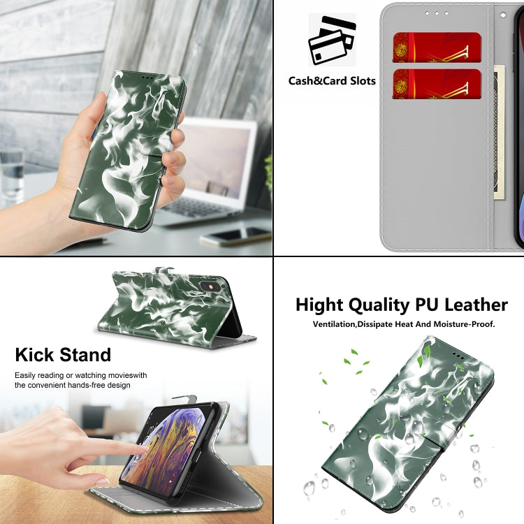 For Sony Xperia 5 Cloud Fog Pattern Horizontal Flip Leather Case with Holder & Card Slot & Wallet