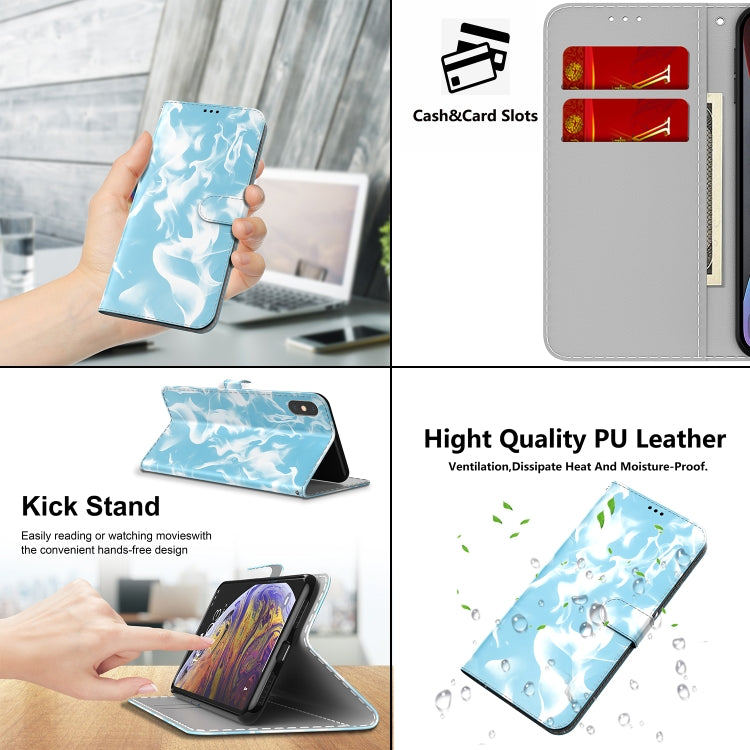 For Sony Xperia 5 Cloud Fog Pattern Horizontal Flip Leather Case with Holder & Card Slot & Wallet