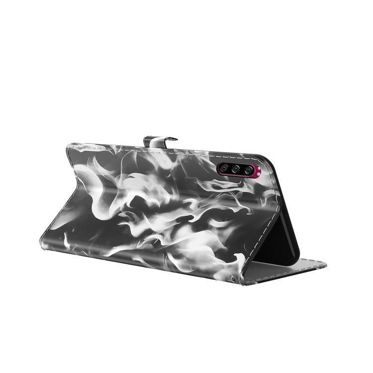 For Sony Xperia 5 Cloud Fog Pattern Horizontal Flip Leather Case with Holder & Card Slot & Wallet