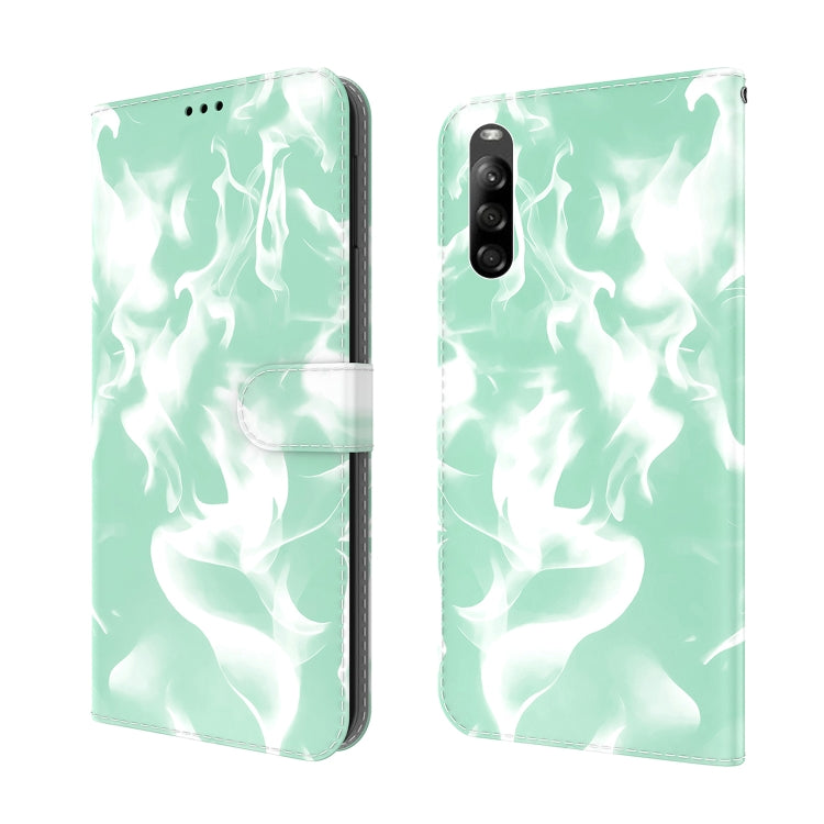 For Sony Xperia L4 Cloud Fog Pattern Horizontal Flip Leather Case with Holder & Card Slot & Wallet