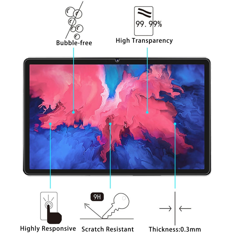 For Lenovo Pad / Lenovo Pad Plus 25 PCS 9H 2.5D Explosion-proof Tempered Glass Film