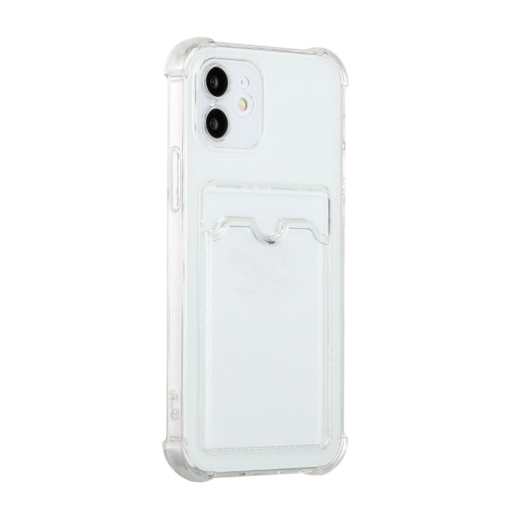 For iPhone 11 TPU Dropproof Protective Back Case with Card Slot