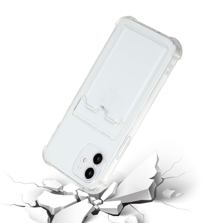 For iPhone 11 TPU Dropproof Protective Back Case with Card Slot