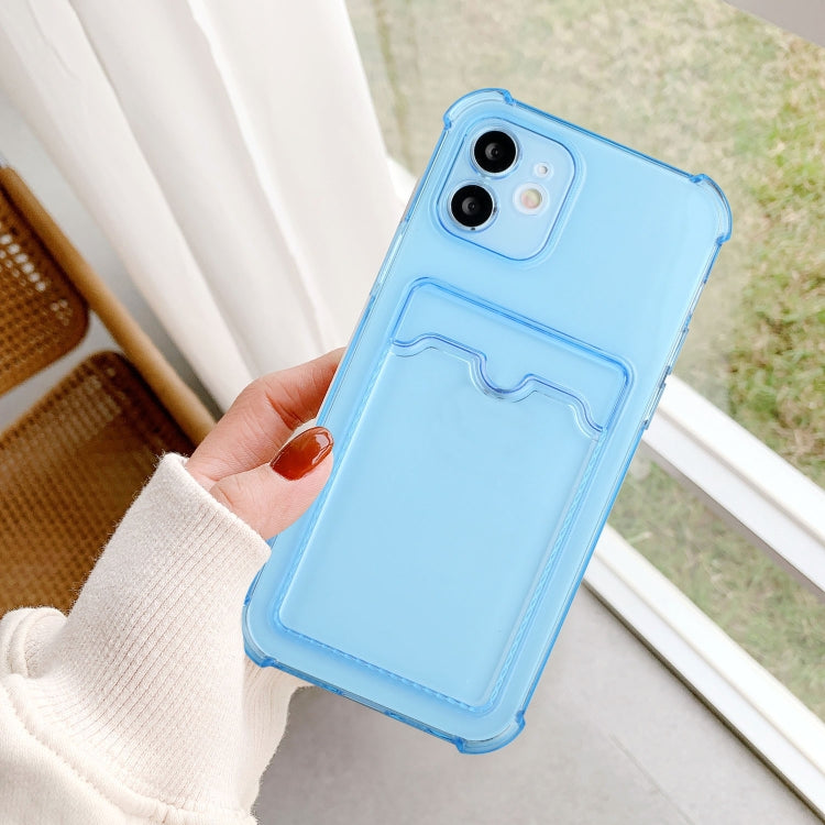 For iPhone 11 TPU Dropproof Protective Back Case with Card Slot