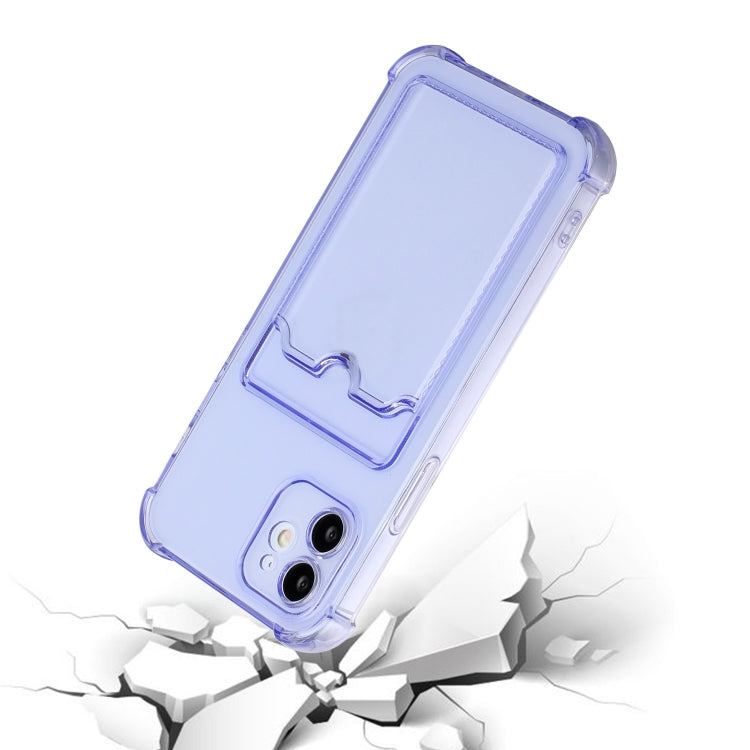 For iPhone 11 TPU Dropproof Protective Back Case with Card Slot