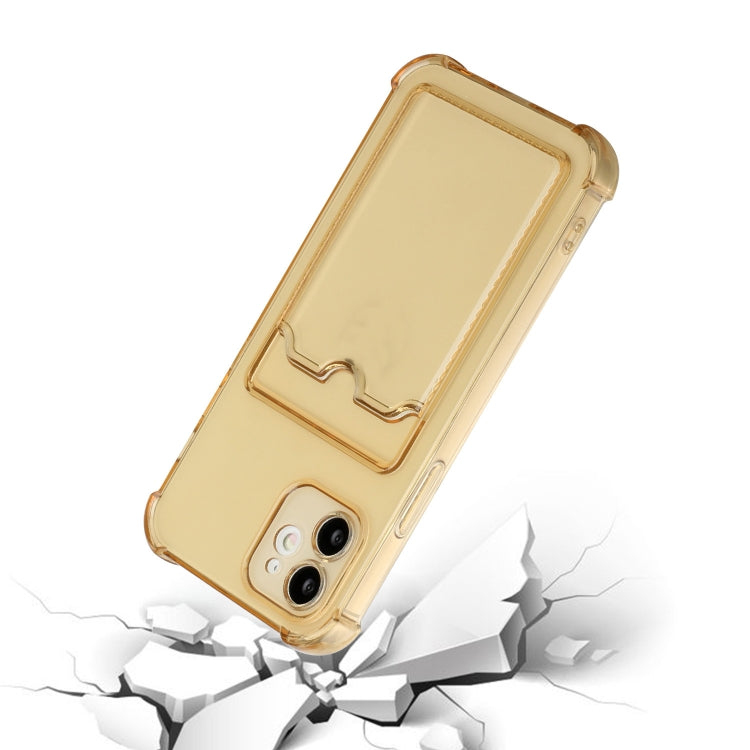 For iPhone 11 TPU Dropproof Protective Back Case with Card Slot