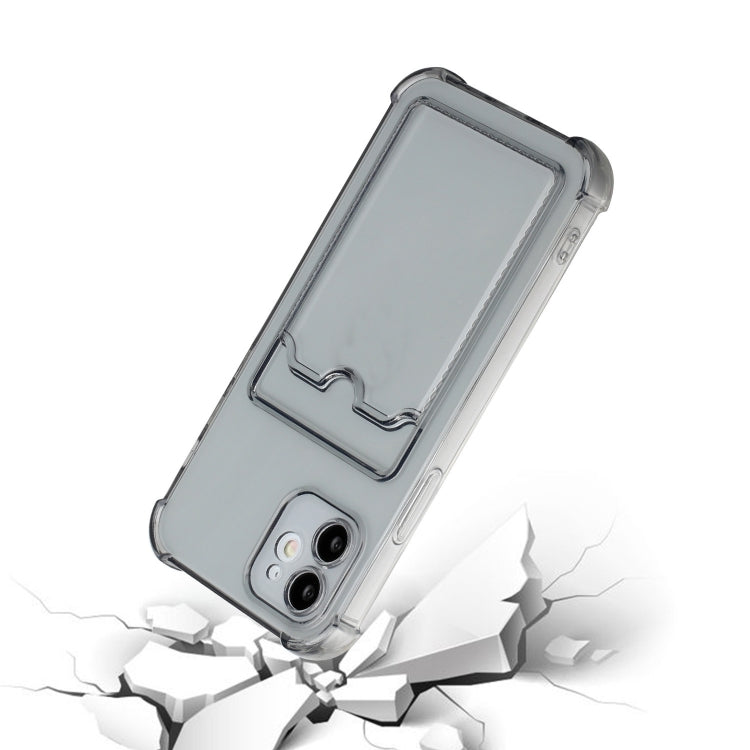For iPhone 11 Pro Max TPU Dropproof Protective Back Case with Card Slot