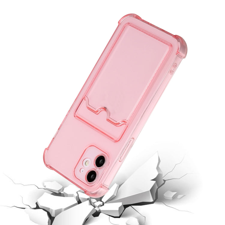 For iPhone 11 Pro Max TPU Dropproof Protective Back Case with Card Slot