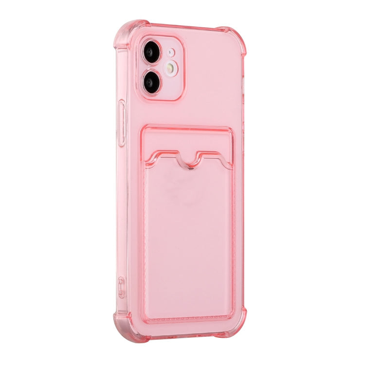 For iPhone 12 Pro Max TPU Dropproof Protective Back Case with Card Slot