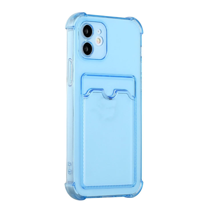 For iPhone 12 Pro Max TPU Dropproof Protective Back Case with Card Slot