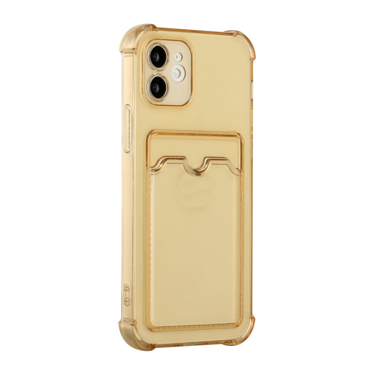 For iPhone 12 Pro Max TPU Dropproof Protective Back Case with Card Slot