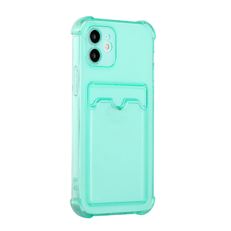 For iPhone 12 Pro Max TPU Dropproof Protective Back Case with Card Slot