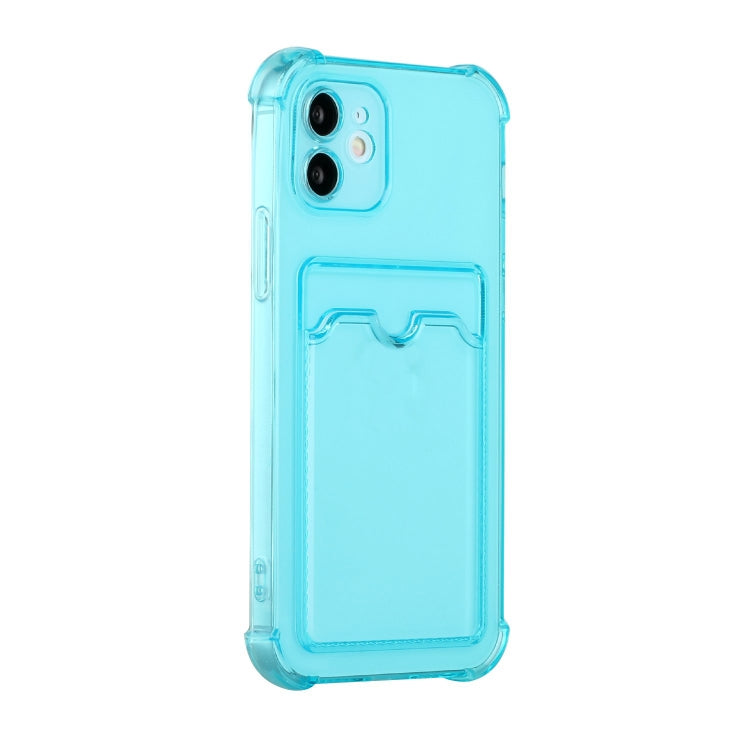 For iPhone 12 Pro TPU Dropproof Protective Back Case with Card Slot