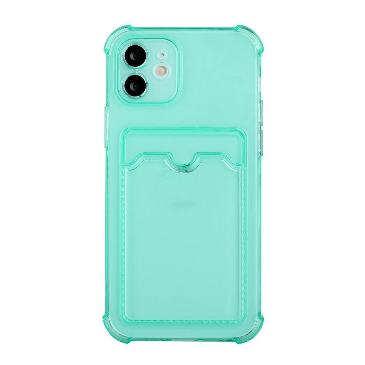 For iPhone 12 Pro TPU Dropproof Protective Back Case with Card Slot