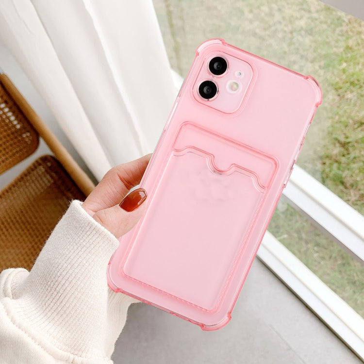 For iPhone 12 TPU Dropproof Protective Back Case with Card Slot