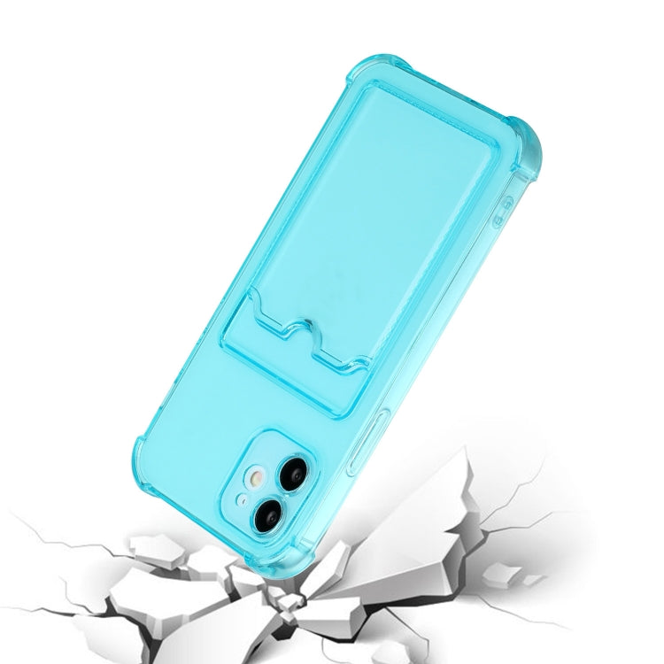 For iPhone 12 TPU Dropproof Protective Back Case with Card Slot