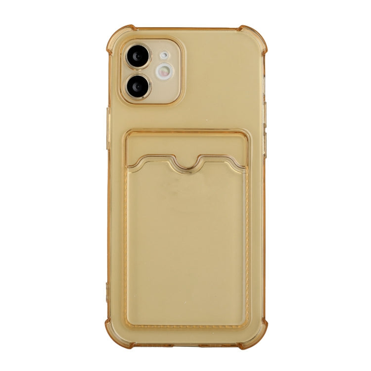 For iPhone 12 TPU Dropproof Protective Back Case with Card Slot
