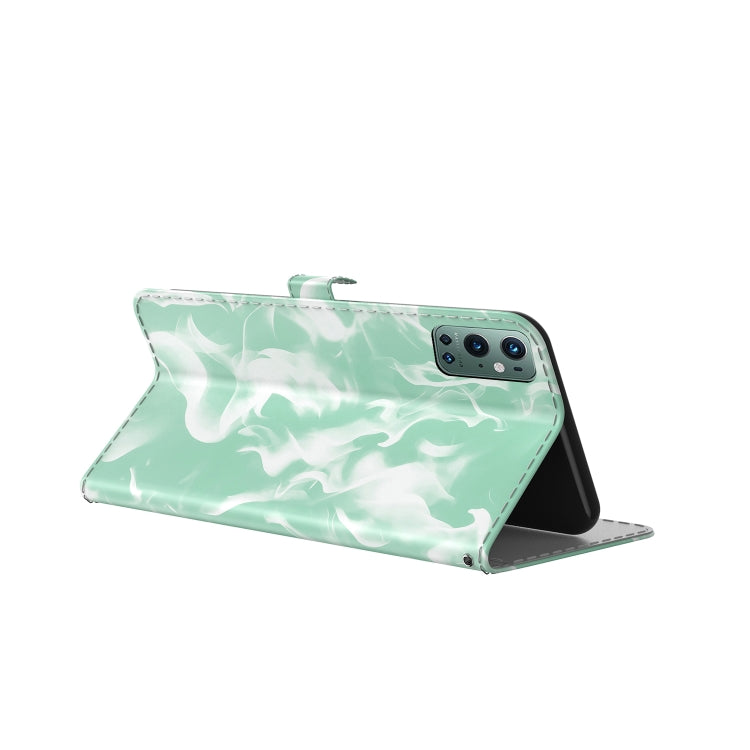 For OnePlus 9 Pro Cloud Fog Pattern Horizontal Flip Leather Case with Holder & Card Slot & Wallet