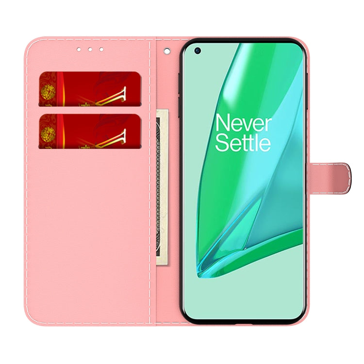 For OnePlus 9 Pro Cloud Fog Pattern Horizontal Flip Leather Case with Holder & Card Slot & Wallet