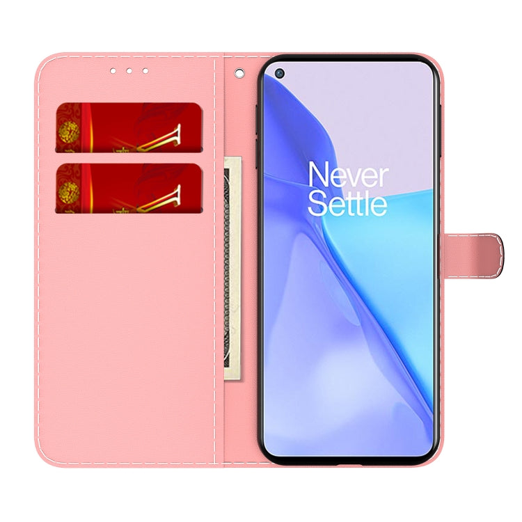 For OnePlus 9 Cloud Fog Pattern Horizontal Flip Leather Case with Holder & Card Slot & Wallet