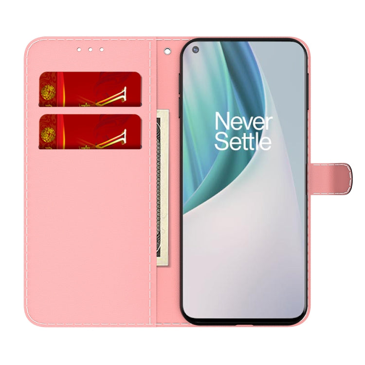 For OnePlus Nord N10 5G Cloud Fog Pattern Horizontal Flip Leather Case with Holder & Card Slot & Wallet